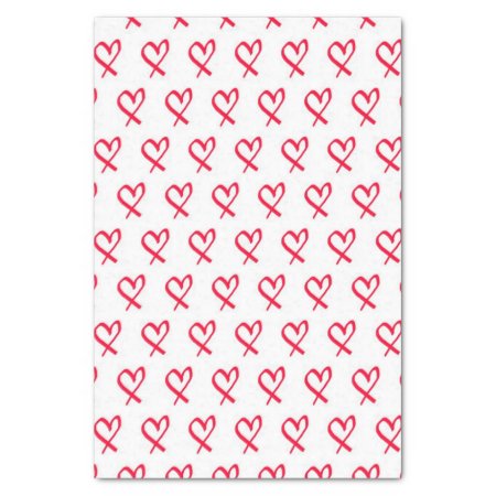Red Hearts 10lb Tissue Paper