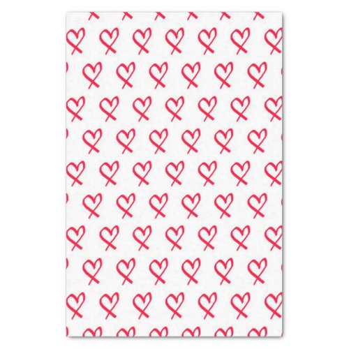 Red Hearts 10lb Tissue Paper