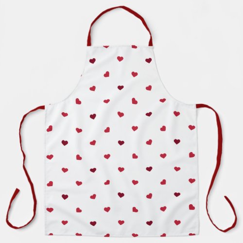 Red Hearts Apron