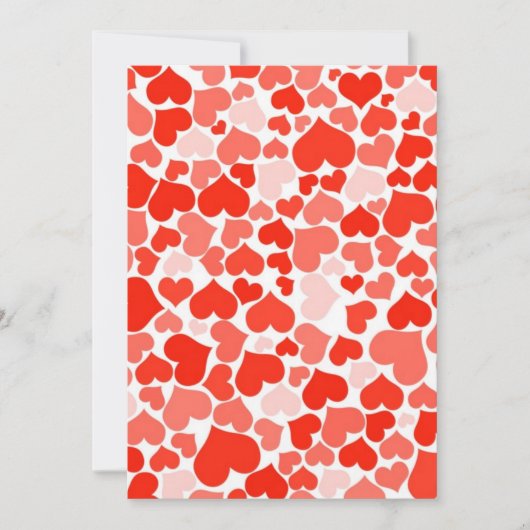 Red Hearts Background (Front)