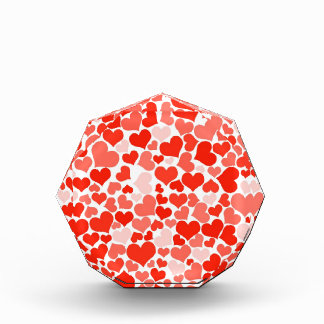 Red Hearts Background Award
