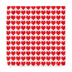 Red Hearts Bandana