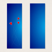 Red hearts Bookmark (Front & Back)