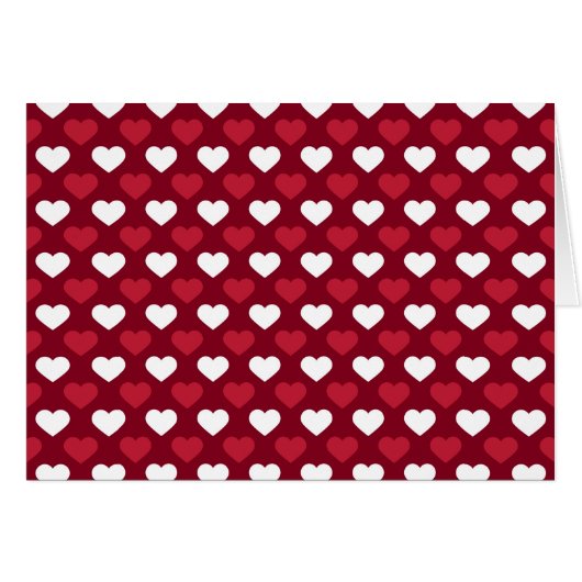 Red Hearts Cards (Front Horizontal)