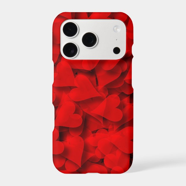 Red Hearts Case-Mate iPhone Case (Back)