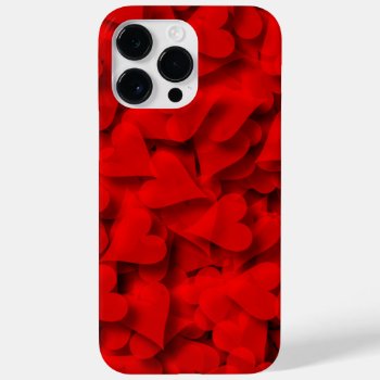 Red Hearts Case-mate Iphone 14 Pro Max Case by ZionMade at Zazzle