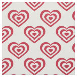 Red Hearts Fabric