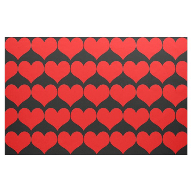 Red Hearts Fabric (Fat Quarter)