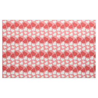 Red Hearts Fabric Red Love Valentine's Fabrics