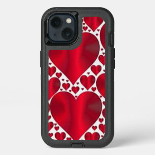 RED HEARTS FOR VALENTINE'S DAY iPhone 13 CASE