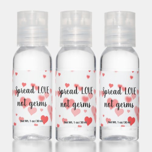Red Hearts Hand Sanitizer
