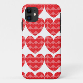 Red hearts love case