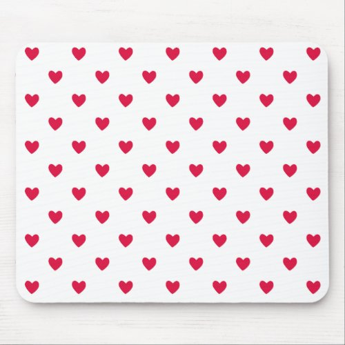 Red Hearts Medium Seamless Pattern  Mouse Pad