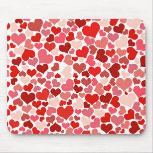 Red Hearts Mousepad