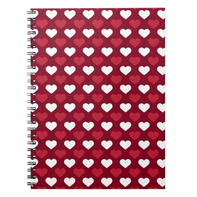 Red Hearts Notebook (Front)