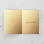 red hearts on gold ,valentine's,love holiday card (Inside)