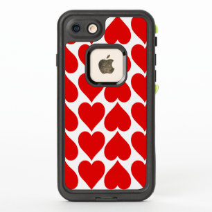 Red Hearts Pattern, Romantic, Love