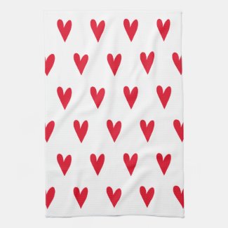 Red Hearts Pattern