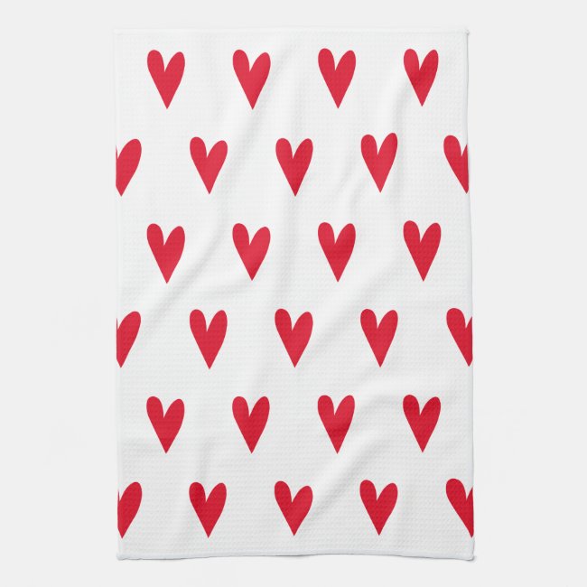 Red Hearts Pattern