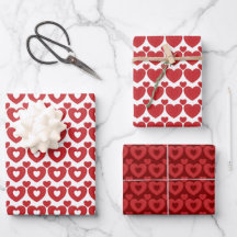 Red Hearts Pattern 