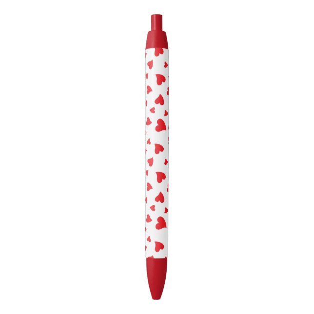 Red Hearts Pen (Front Vertical)