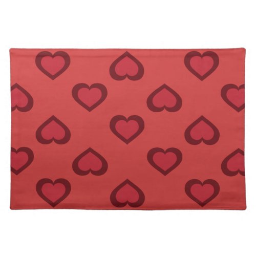 Red Hearts Placemat