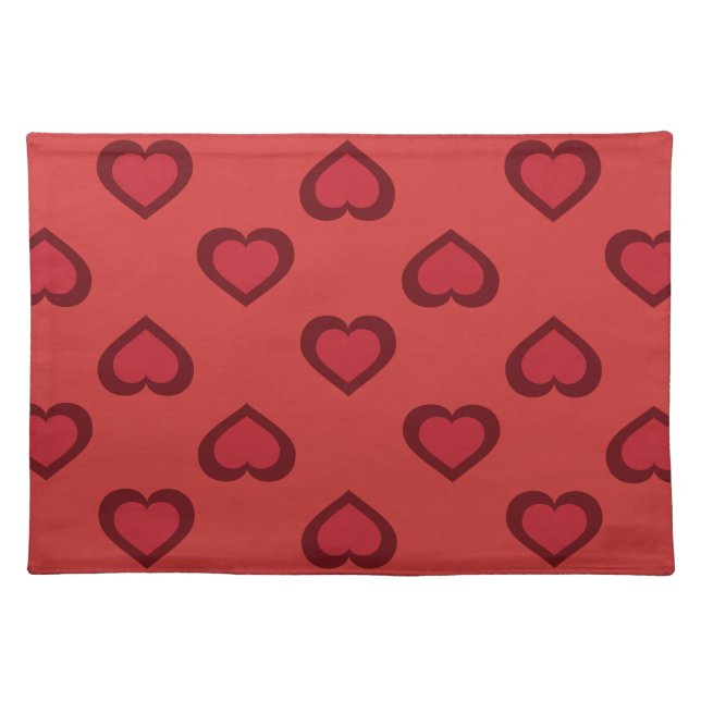 Red Hearts Placemat (Front)
