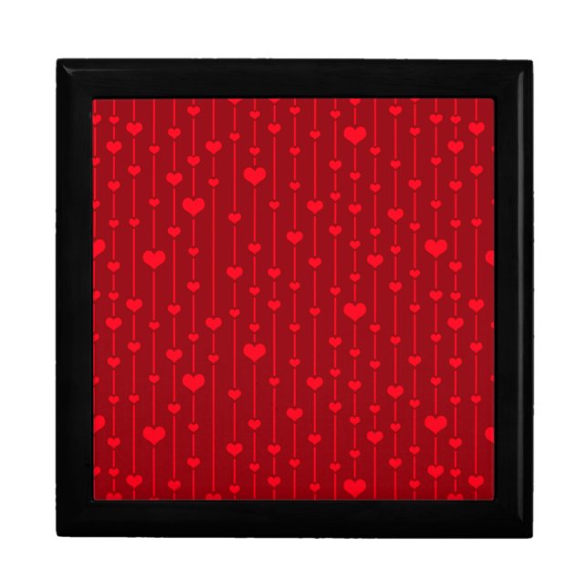 Red Hearts popular pattern Gift Box (Front)
