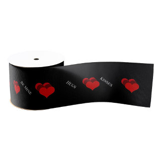 Red Hearts Ribbon