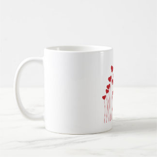 Red Hearts Romantic Mug – Love Gift for Couples