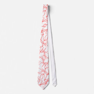 red hearts_tie neck tie