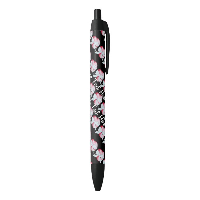 red hearts tied with white ribbon bow pen (Bottom (Vertical))