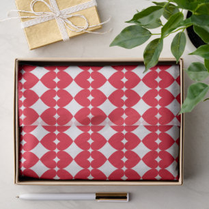 Red Hearts Tissue Paper