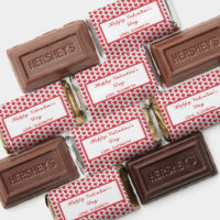 Red Hearts Valentine's Day Personalized Hershey's  Hershey's Miniatures