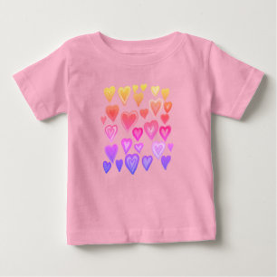Red hearty design T-Shirt