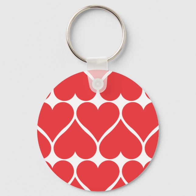 Red heats keychain (Front)