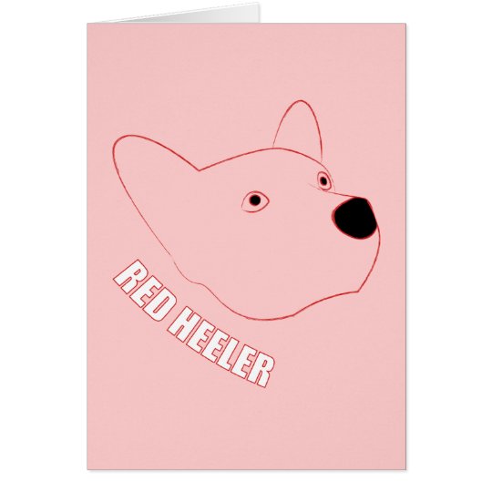 Red Heeler Card