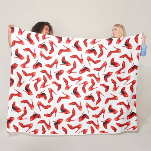 Red Heels Fleece Blanket