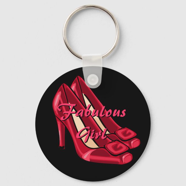 Red Heels Keychain (Front)