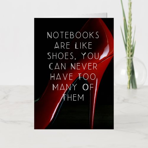 Red Heels Notebooks are like shoes 