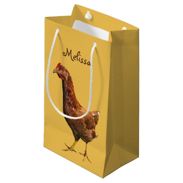 Red Hen Chicken Gift Bag (Front Angled)