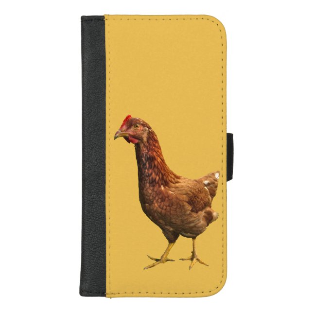 Red Hen Chicken iPhone 8/7 Plus Wallet Case (Front)
