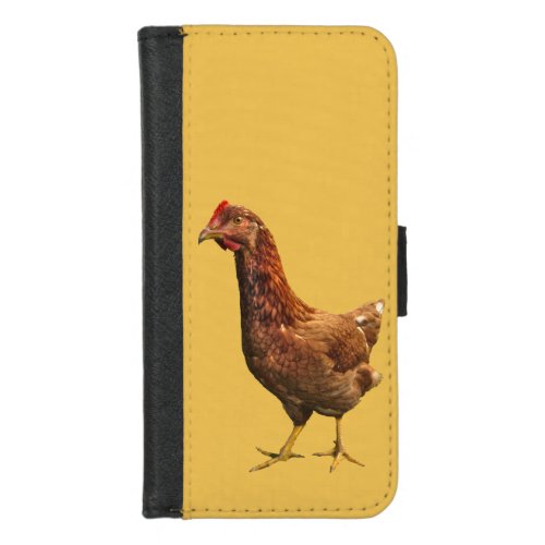 Red Hen Chicken iPhone 87 Wallet Case