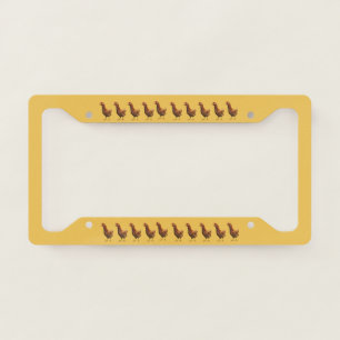 Red Hen Chicken License Plate Frame