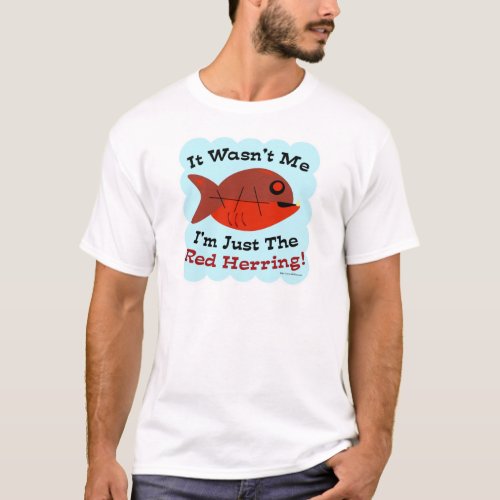 Red Herring Mystery Book Lover Saying T_Shirt