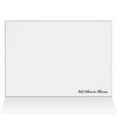 Red Hibiscus Bloom (Inside Horizontal (Top))