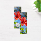 Red Hibiscus Custom Bookmark (Desk)