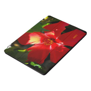 Red Hibiscus Flower in Sunlight iPad Pro Cover