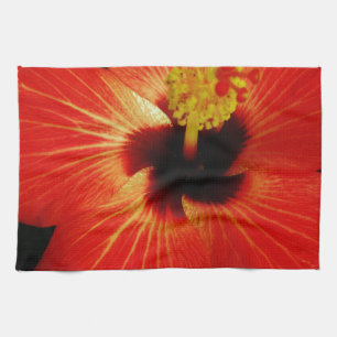 Red Hibiscus Towel