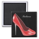 Red High Heel Magnet at Zazzle